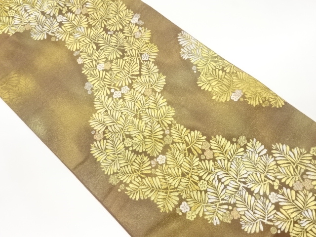 JAPANESE FUKURO OBI / WOVEN PINE